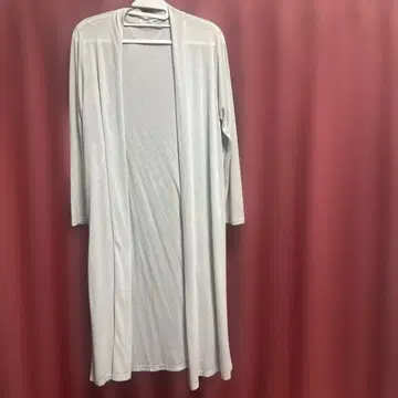 라이트 그레이 롱 가디건 긴팔
