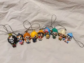 원피스 캐릭터 스트랩 9개 세트