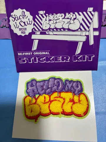 BE:FIRST 시크릿 모코모코 자수 스티커