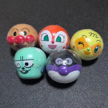 빅 호빵맨 마스코트 10 5종 컴플리트 세트 슈링크 미개봉품!