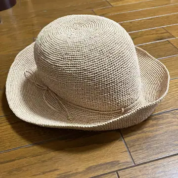 헬렌 카민스키 베이지 스트로우 햇 리본 포함