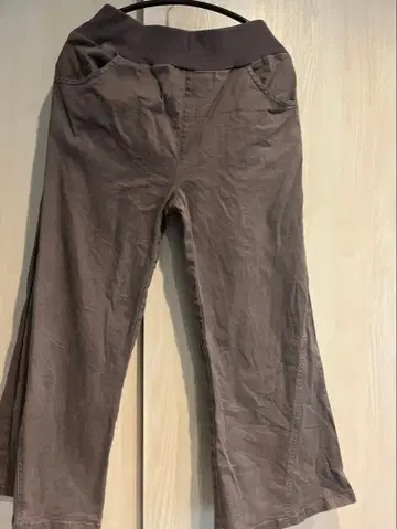 허그유 와이드 팬츠 그레이