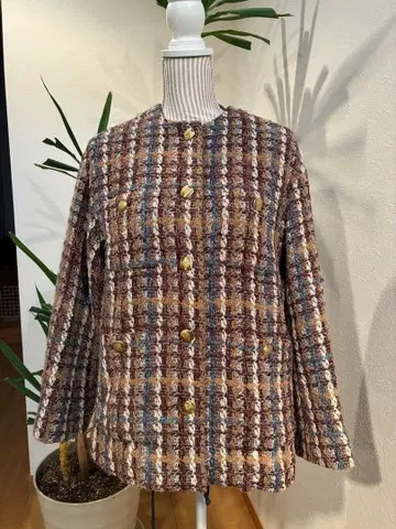 미라 오웬 트위드 자켓