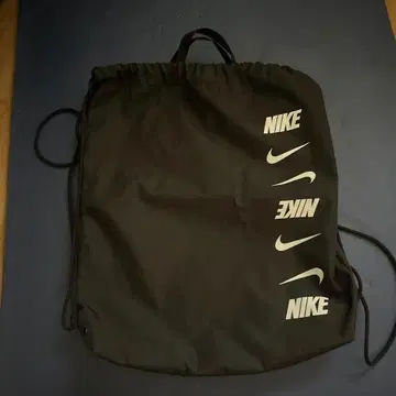 나이키 드로우 스트링 백 블랙