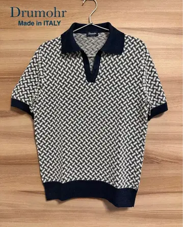 [11월 30일까지] Drumohr 스키퍼 니트 피케 셔츠