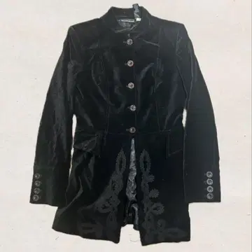 DKNY JEANS / 롱 자켓 벨벳