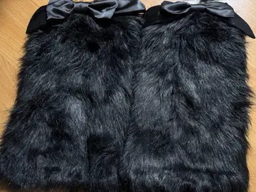 마즈 레그 워머 블랙 레어 헤이세이 갸루 히메 갸루