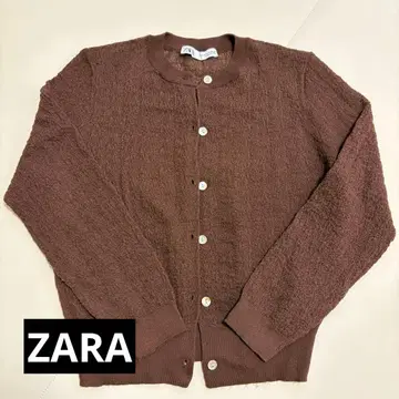 ZARA 브라운 가디건 M 사이즈