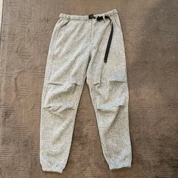 FREAK'S STORE 웨빙 벨트 니트 플리스 팬츠