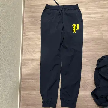 나일론 자켓 팬츠 세트 네이비 팻랭크
