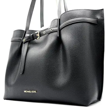 미사용 보관품 마이클코어스 에밀리아 토트백 숄더 A4 가능 로고 블랙