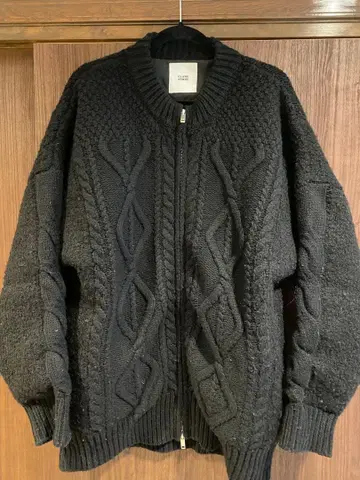 CLANE HOMME 블랙 니트 자켓