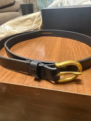 그렌로얄 블랙 벨트 사이즈 36 새상품급