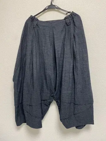 모유루 다크 그레이 사루엘 팬츠