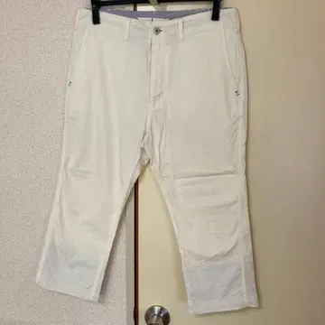 MASTER FRAME 마스터 프레임 코튼 팬츠 스트레치 화이트 XL