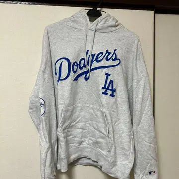 로스앤젤레스 다저스 후드티 그레이