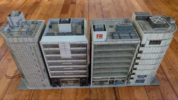 KATO 스트럭처 완성품 브랜드 빌딩 4개 세트