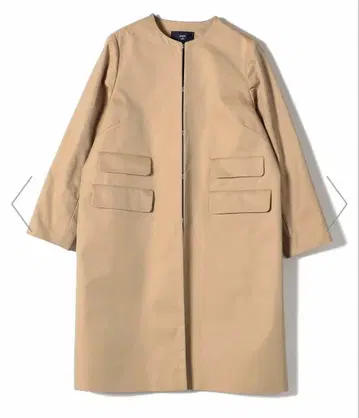 SHIPS 노카라 스티치 코트 트렌치코트 M 사이즈