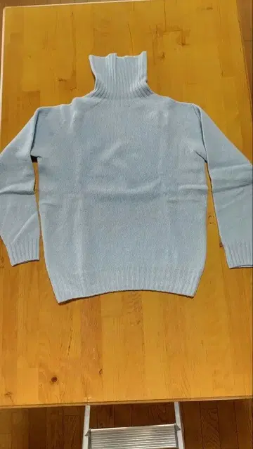 MORRIS & SONS 터틀넥 스웨터 라이트 블루