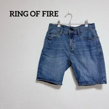 RING OF FIRE 링오프파이어 데님 숏팬츠 M 상당