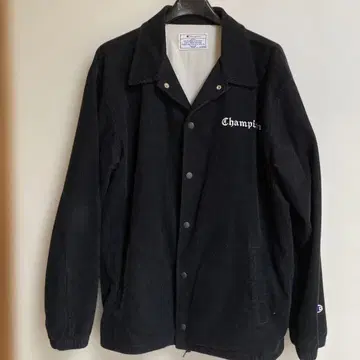 Champion 코듀로이 자켓 블랙