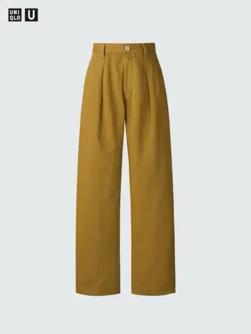 UNIQLO 데님 턱 팬츠 49 머스타드 22