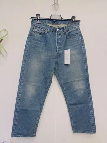 A.PRESSE 워시드 데님 와이드 팬츠 30/28