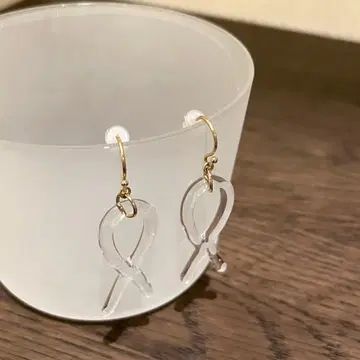 [ HARIO ] 유리 귀걸이: eclat