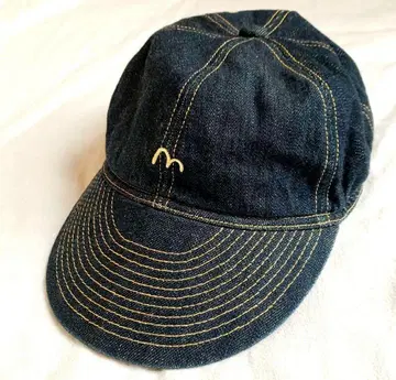 EVISU 데님 캡