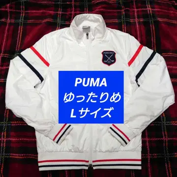 PUMA 여성용 골프 아우터 빅 사이즈 L 화이트