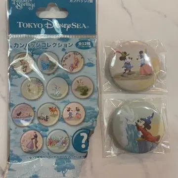 디즈니 판타지 스프링스 캔뱃지 시크릿 미키