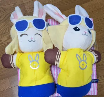 파이널 판타지 14 레폴릿 봉제 인형 퍼펫 한정판 버전 2종 세트