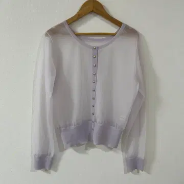 러브티크 봉봉 시어 긴팔 가디건