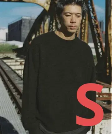 [ LIDNM ] 캐시미어 밀드 크루 니트 (브라운) S 사이즈