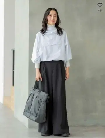 UNIQLO C 감동 턱 와이드 팬츠 XL