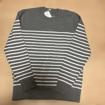 [ 미사용 새상품 ] 워셔블 밀라노 리브 크루넥 스웨터 M