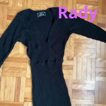 Rady 블랙 리브 롱 원피스