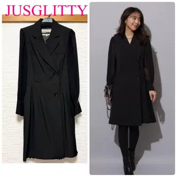 JUSGLITTY 테일러링 미니 원피스