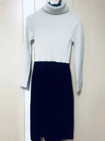 SHIPS 터틀넥 니트 원피스 새상품급입니다