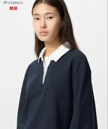 UNIQLO JW ANDERSON 박시 라거 피케 셔츠 M 사이즈