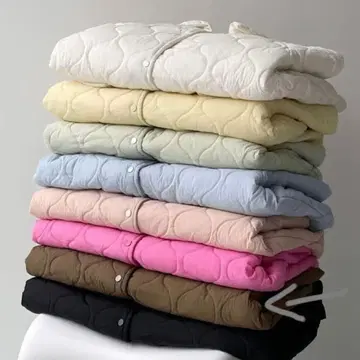 새상품! WATA AME 퀼팅 자켓 블랙