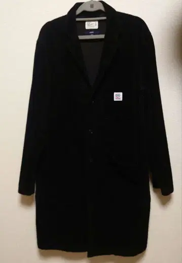 BIG BILL 블랙 코듀로이 체스터 코트