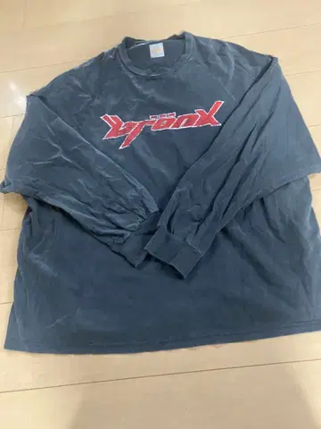 WHO'S WHO gallery BRONX 로고 래글런 긴팔 맨투맨