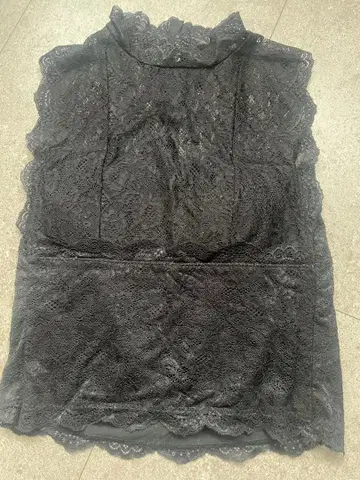 tienda 레이스 슬리브 상의 프리 사이즈