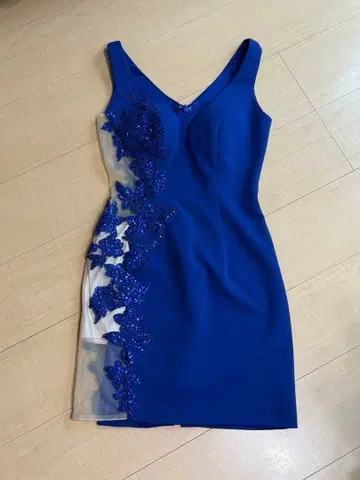 IRMA 꽃무늬 스팽글 드레스