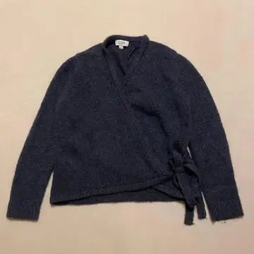 COS COS(코스) 텍스처 알파카 블렌드 랩 가디건