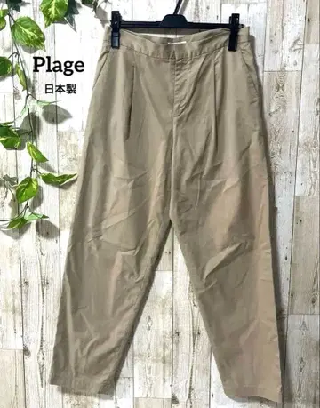 [ Plage ] 플라주 일본제 코튼 치노풍 팬츠