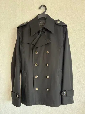 모르간옴므 블랙 피 코트