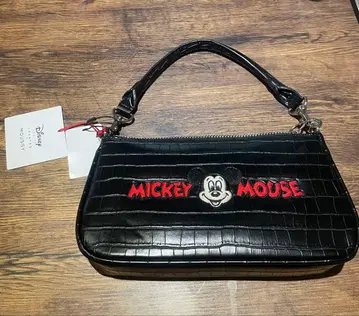 Disney 미키마우스 크로커다일 패턴 백