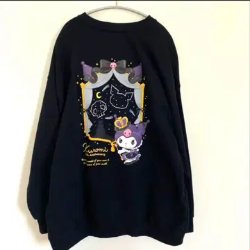 오버 사이즈 4L 트레이닝복 쿠로미 마이멜로디 산리오 여성용 블랙